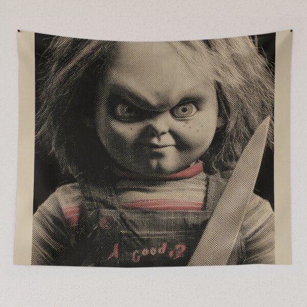 Item preview, Japanese Chucky Doll Poster designed and sold by AnimeArsenalPrints.