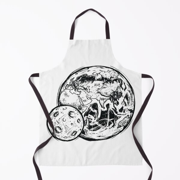Item preview, Rough Sketch Planet Earth and Moon designed and sold by BHP Studio.