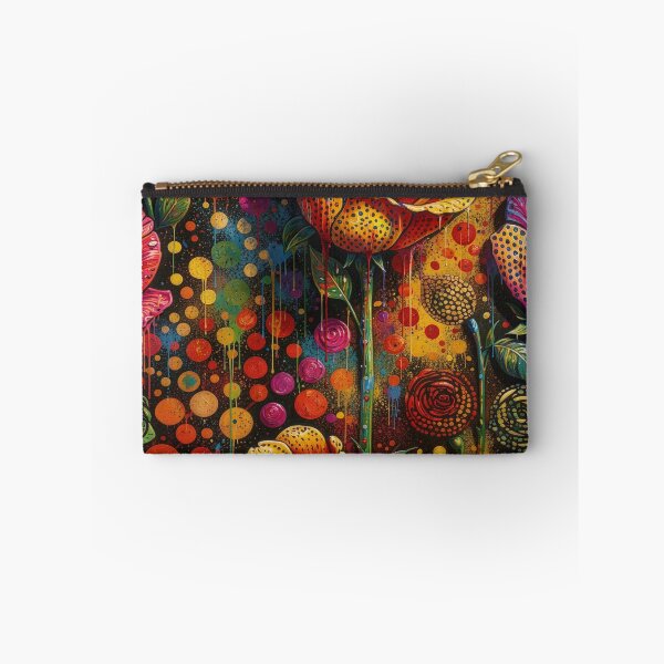 Item preview, Jeweled Poppy Flower Abstract Art  designed and sold by Beyond The Canvas.