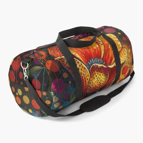 Item preview, Jeweled Poppy Flower Abstract Art  designed and sold by Beyond The Canvas.