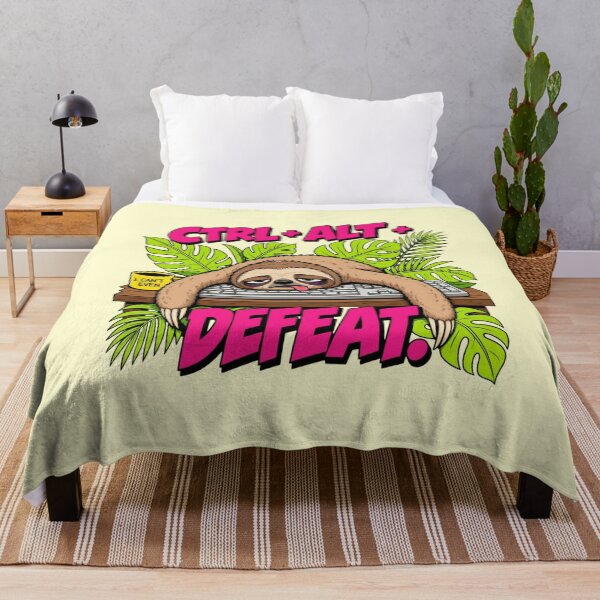 Item preview, Ctrl Alt Defeat Funny Programmer Tech Humor Sloth Gift designed and sold by Anyshca.