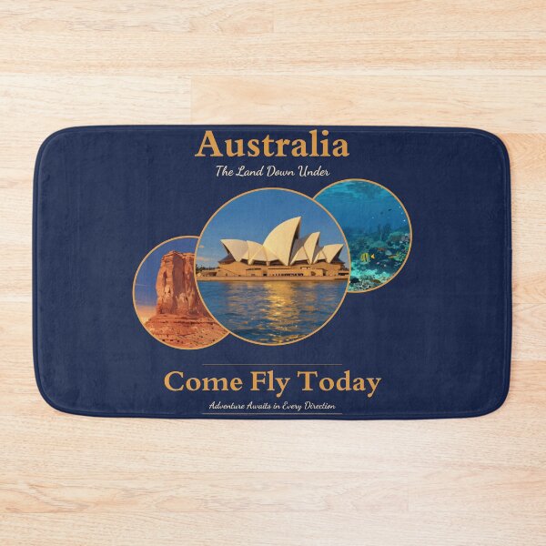 Item preview, Australia Vintage Graphic Poster designed and sold by Dimensionality.