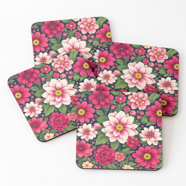 Item preview, Vibrant Pink Floral Pattern designed and sold by samuel2025.