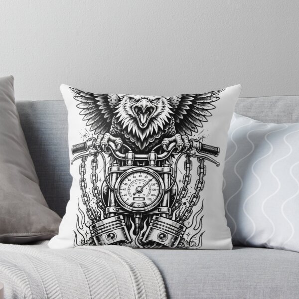 Item preview, Biker Eagle iPhone Case | Motorcycle Handlebar Wings Design | Tattoo Style Phone Case for Men designed and sold by Donartpictures.