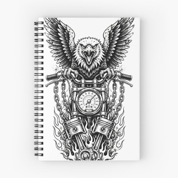 Item preview, Biker Eagle iPhone Case | Motorcycle Handlebar Wings Design | Tattoo Style Phone Case for Men designed and sold by Donartpictures.