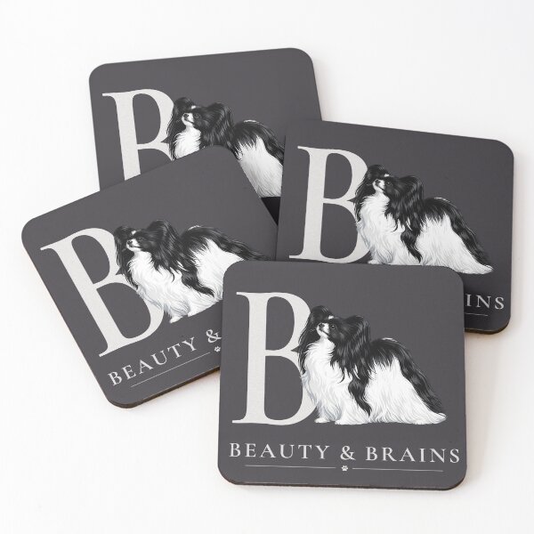 Item preview, Papillon Beauty & Brains | Elegant Dog Lover Design designed and sold by PapillonArtStudio.