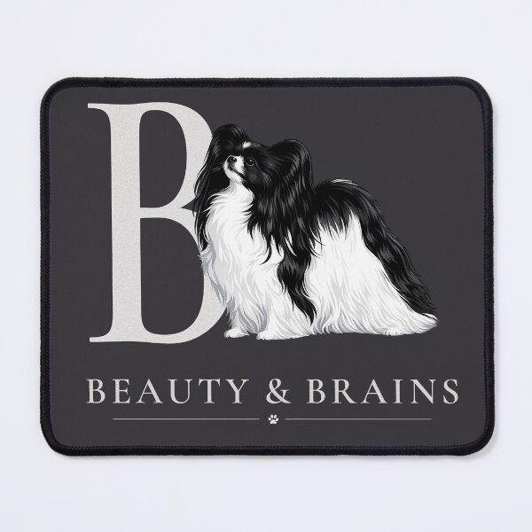 Item preview, Papillon Beauty & Brains | Elegant Dog Lover Design designed and sold by PapillonArtStudio.