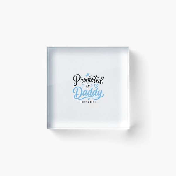 Item preview, Promoted to Daddy Est. 2026 | First-Time Dad | New Dad Pregnancy Announcement Gift designed and sold by MakeMemoryStore.