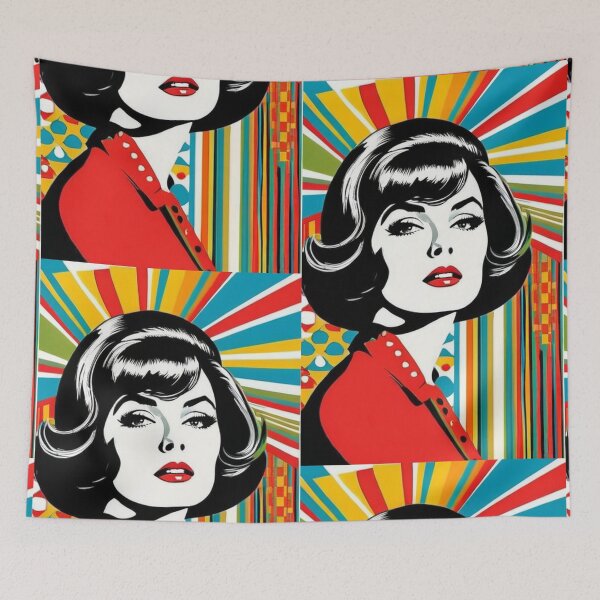 Item preview, Art - Pop Art Illustration, Emblematic 1960s Style designed and sold by Beat-It.