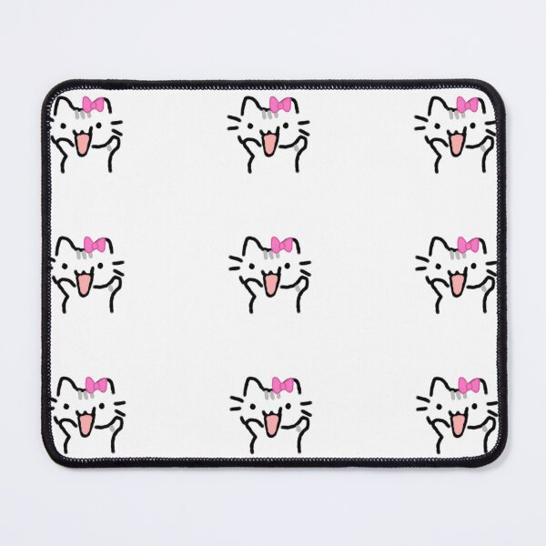Item preview, Happy cat with bow designed and sold by SelectedByLotte.