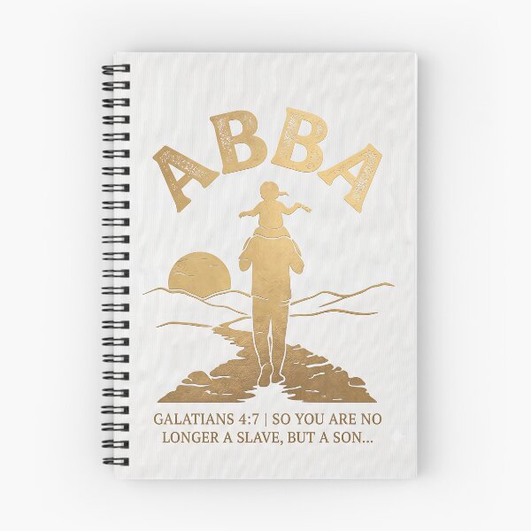 Item preview, Abba, Father Galatians 47. Christian Gold Silhouette Art designed and sold by ArtByJerryR.