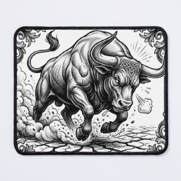 Item preview, Charging Bull T-Shirt | Powerful Bull Style | Strength & Determination Graphic designed and sold by Faisal  Shah.