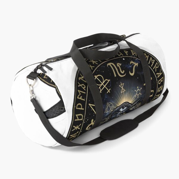 Item preview, Libra Dark Occult Runes Eye Scales Mystic Zodiac Art designed and sold by Zodiac Celestial Art.