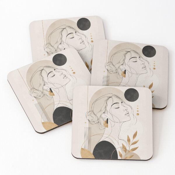 Item preview, Botanical Line Art Portrait designed and sold by JalwaWear.