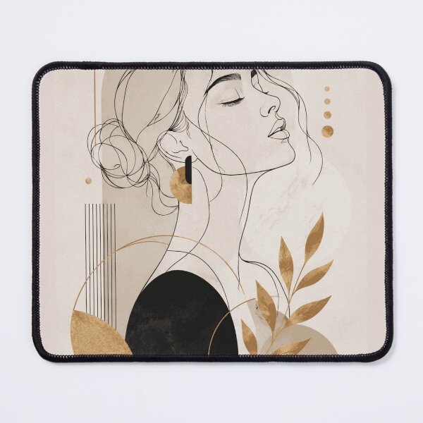 Item preview, Botanical Line Art Portrait designed and sold by JalwaWear.