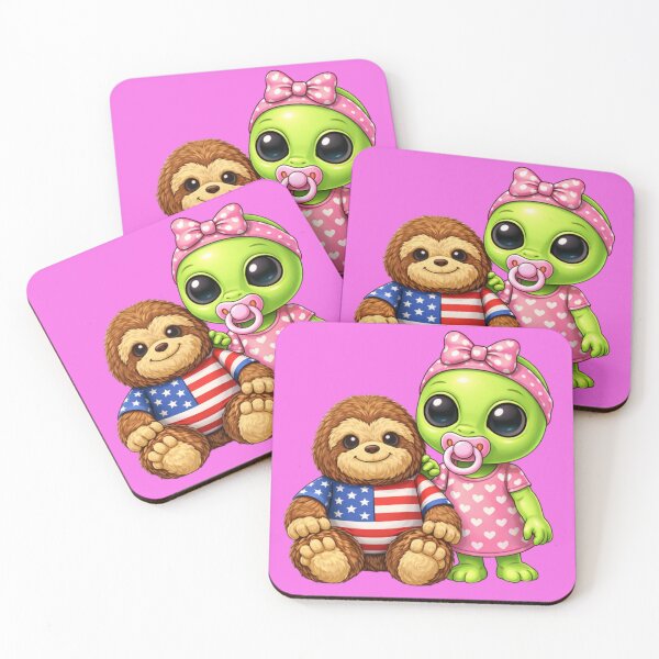 Item preview, TAKE ME TO YOUR BINKY- CUTE ALIEN BABY GIRL  designed and sold by FREENATION2026.