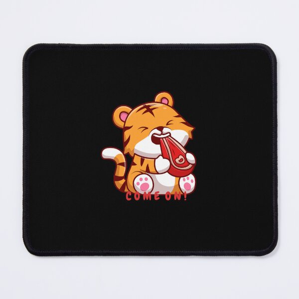 Item preview, Tiger eating meat designed and sold by Hope-it-fits.