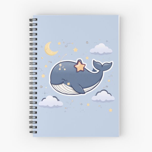Item preview, Kawaii Space Whale Sticker | Adorable Celestial Baby Whale designed and sold by Stylestickers55.