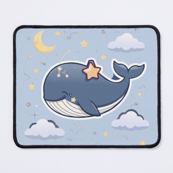 Item preview, Kawaii Space Whale Sticker | Adorable Celestial Baby Whale designed and sold by Stylestickers55.