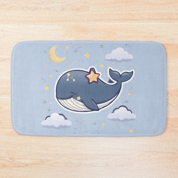 Item preview, Kawaii Space Whale Sticker | Adorable Celestial Baby Whale designed and sold by Stylestickers55.