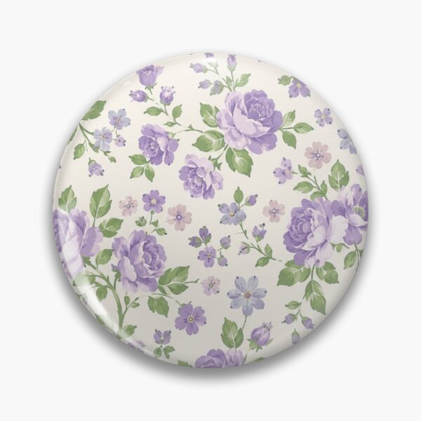 Item preview, Lavender Vintage Floral Pattern with Large Roses designed and sold by layalistoresa.
