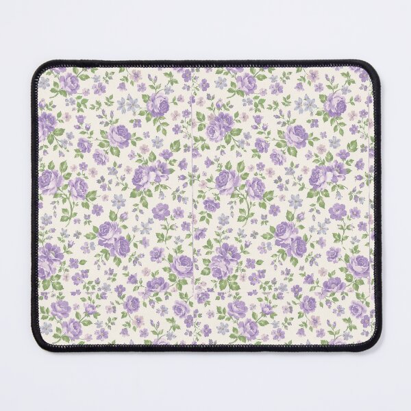 Item preview, Lavender Vintage Floral Pattern with Large Roses designed and sold by layalistoresa.