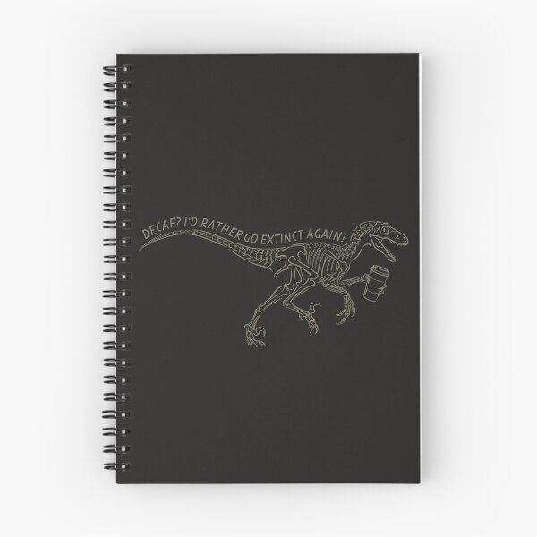 Item preview, Funny Adult Dinosaur Coffee Skeleton Anti Decaf Joke For Caffeine Addicts designed and sold by roarsomethings.