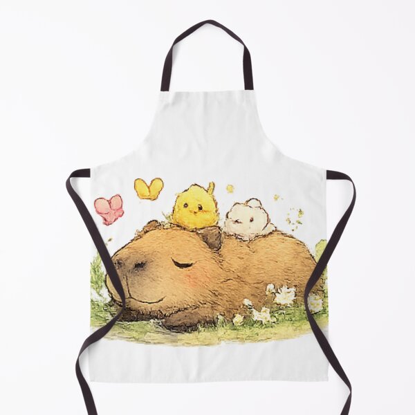 Item preview, Sleepy Capybara with Tiny Friends designed and sold by Northline Creative.
