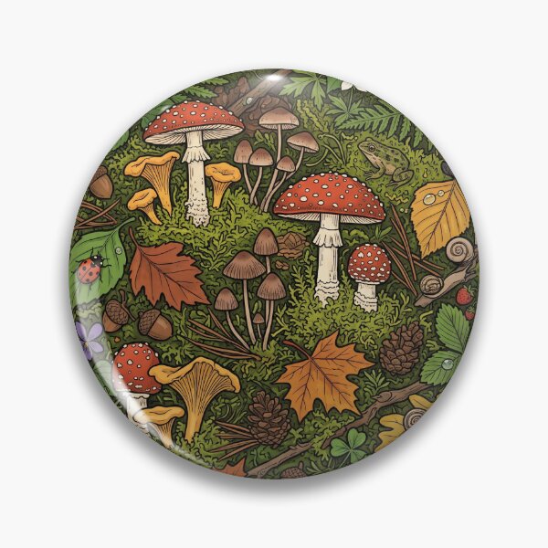 Item preview, Mushroom Forest Shirt – Woodland Floor Naturalist Botanical Nature Tee designed and sold by DmaarGroup.