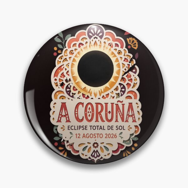 Item preview, A Coruña Eclipse Total de Sol 2026 Spain designed and sold by Print Loft.