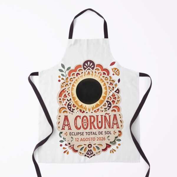 Item preview, A Coruña Eclipse Total de Sol 2026 Spain designed and sold by Print Loft.