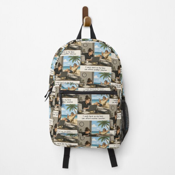 Item preview, I work hard so my boss can afford another vacation. designed and sold by CinemaChronik.