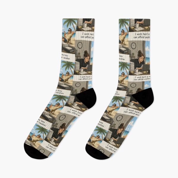 Item preview, I work hard so my boss can afford another vacation. designed and sold by CinemaChronik.