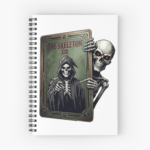 Item preview, Spooky Tarot Card, The Skeleton XIII designed and sold by susiecc.