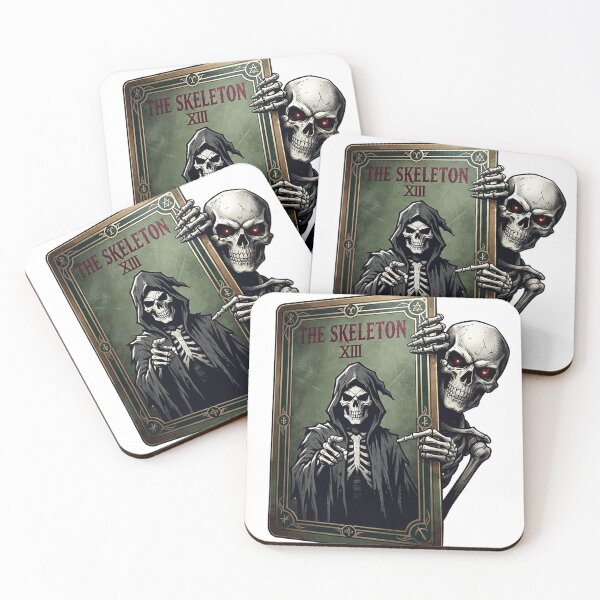 Item preview, Spooky Tarot Card, The Skeleton XIII designed and sold by susiecc.