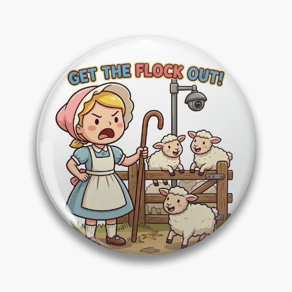Item preview, Get The Flock Out! designed and sold by DynaMotionDesigns.