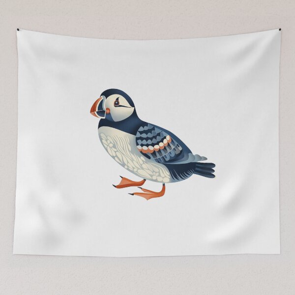 Item preview, Scandinavian Folk Art, Atlantic Puffin designed and sold by xiao xuans.