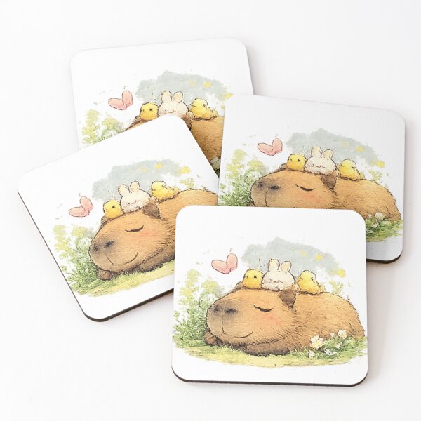 Item preview, Cozy Capybara and Her Companions designed and sold by Northline Creative.