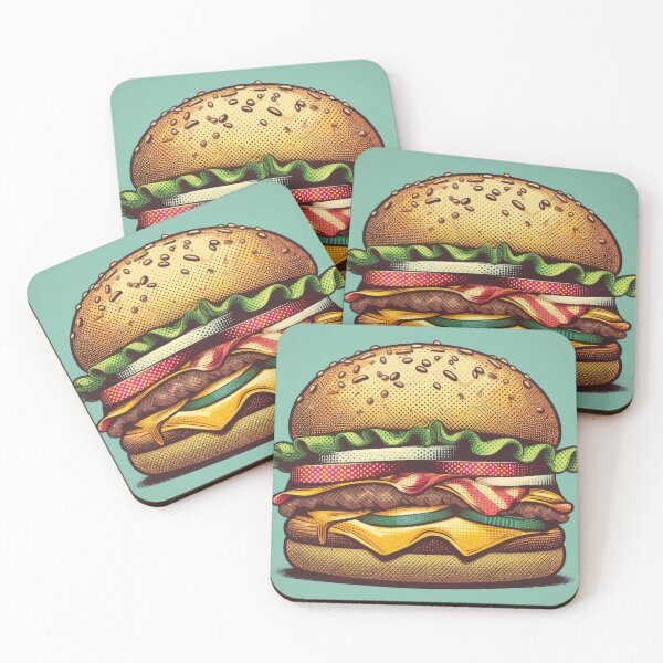 Item preview, Cheeseburger Art 2 designed and sold by Art School Dropout.