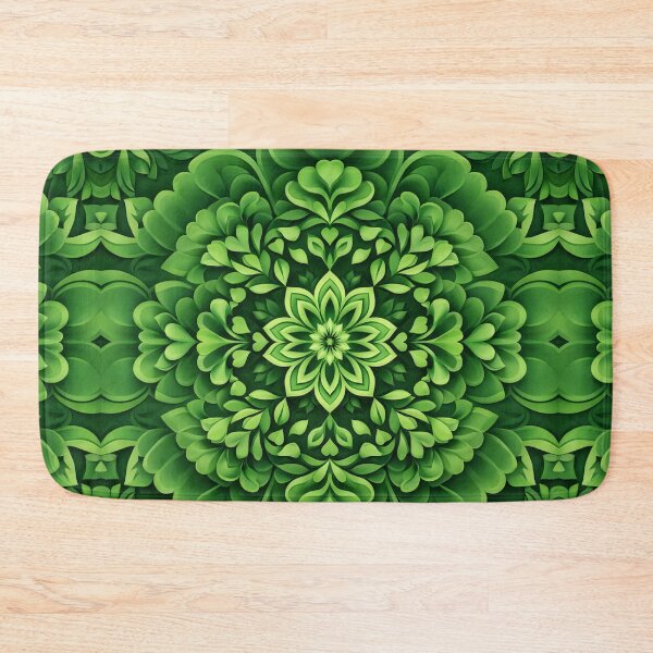 Item preview, Green Floral Geometric Design designed and sold by samuel2025.