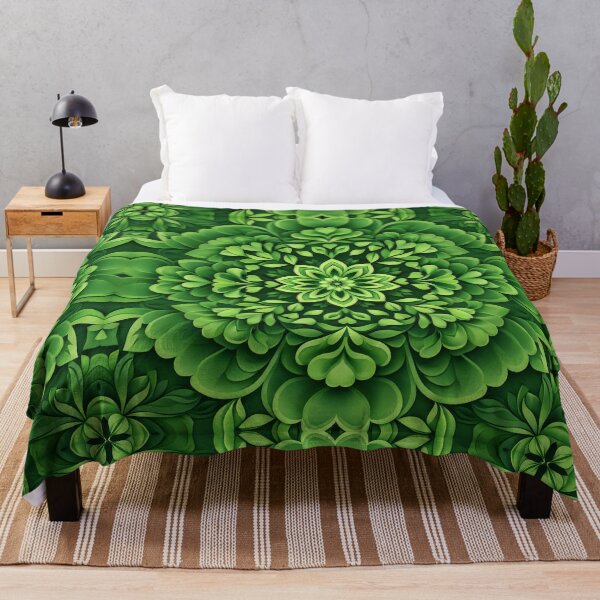 Item preview, Green Floral Geometric Design designed and sold by samuel2025.
