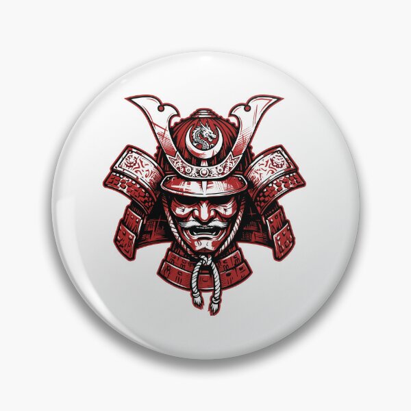 Item preview, Fierce Red Samurai Kabuto Helmet designed and sold by BHP Studio.