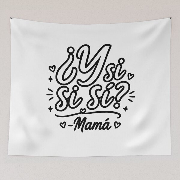 Item preview, ¿Y Si Sí? MAMA, Motivational Spanish Quote Gift, Inspirational Mindset Graphic Tee, Positive Thinking Mom designed and sold by AsturShop.