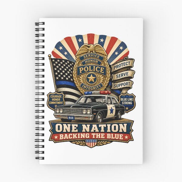 Item preview, Back The Blue Vintage Police Badge American Flag Support Gift designed and sold by ConCeptGifts.