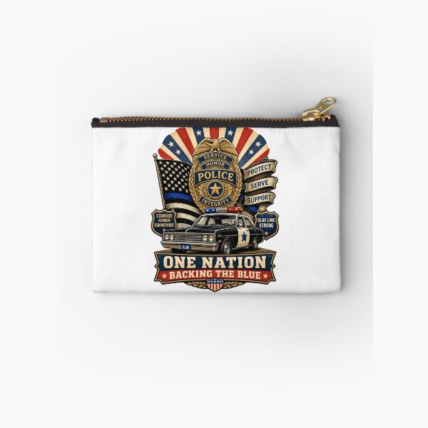 Item preview, Back The Blue Vintage Police Badge American Flag Support Gift designed and sold by ConCeptGifts.