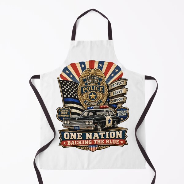 Item preview, Back The Blue Vintage Police Badge American Flag Support Gift designed and sold by ConCeptGifts.