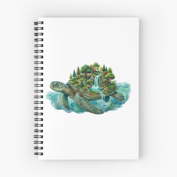 Item preview, World Turtle Island - Watercolor Sea Turtle Sticker Art designed and sold by Mr. Pawsome.