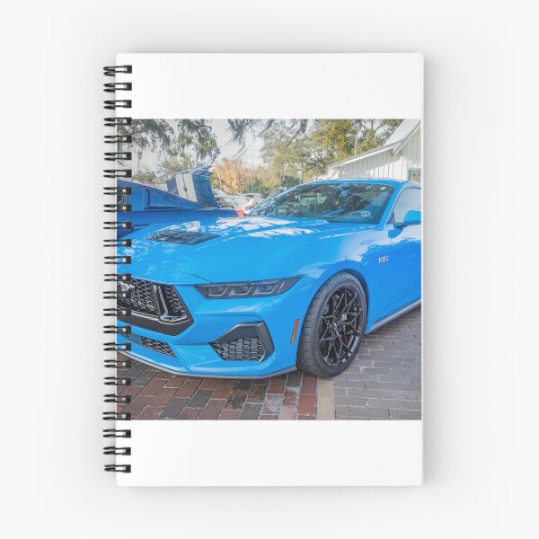 Item preview, 2025 Grabber Blue Ford Mustang GT 5.0 Premium Sports Car Art designed and sold by RichFrancoCars.