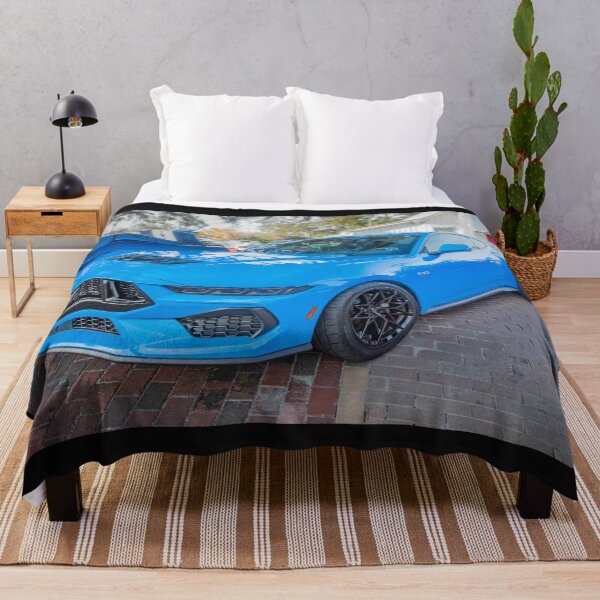 Item preview, 2025 Grabber Blue Ford Mustang GT 5.0 Premium Sports Car Art designed and sold by RichFrancoCars.