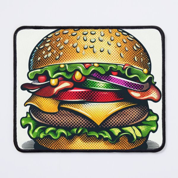 Item preview, Cheeseburger Art 3 designed and sold by Art School Dropout.